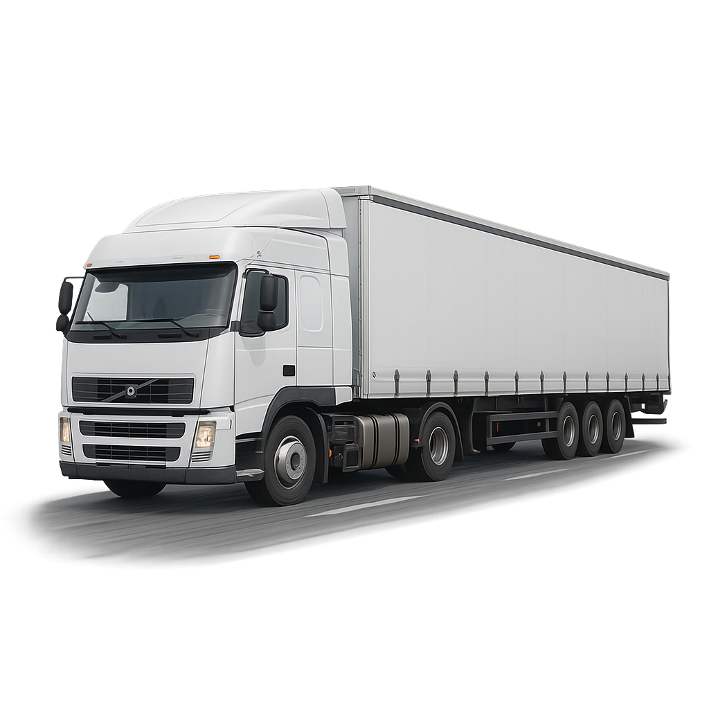 Camion pe drum transport camion mare